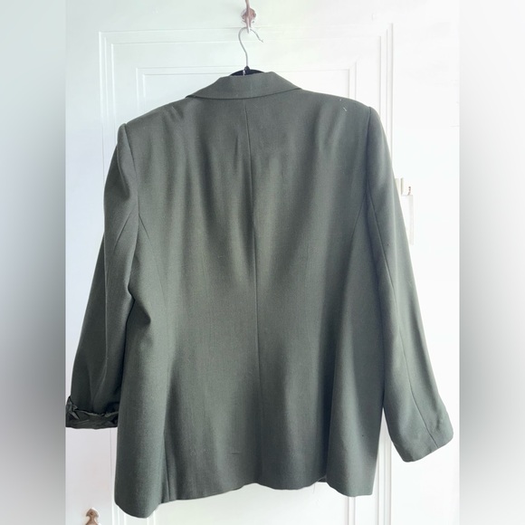Alfred Dunner Dark Green Blazer with Detailed Gold Buttons - Picture 9 of 13